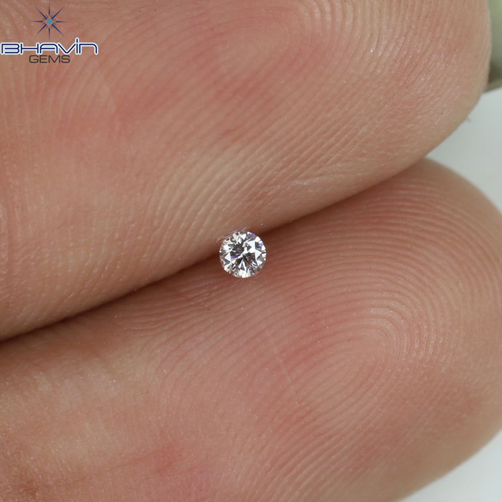 0.02 CT Round Shape Natural Diamond Pink (Argyle) Color VS2 Clarity (1.44 MM)