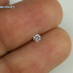 0.05 CT Round Shape Natural Diamond Pink (Argyle) Color SI2 Clarity (2.40 MM)