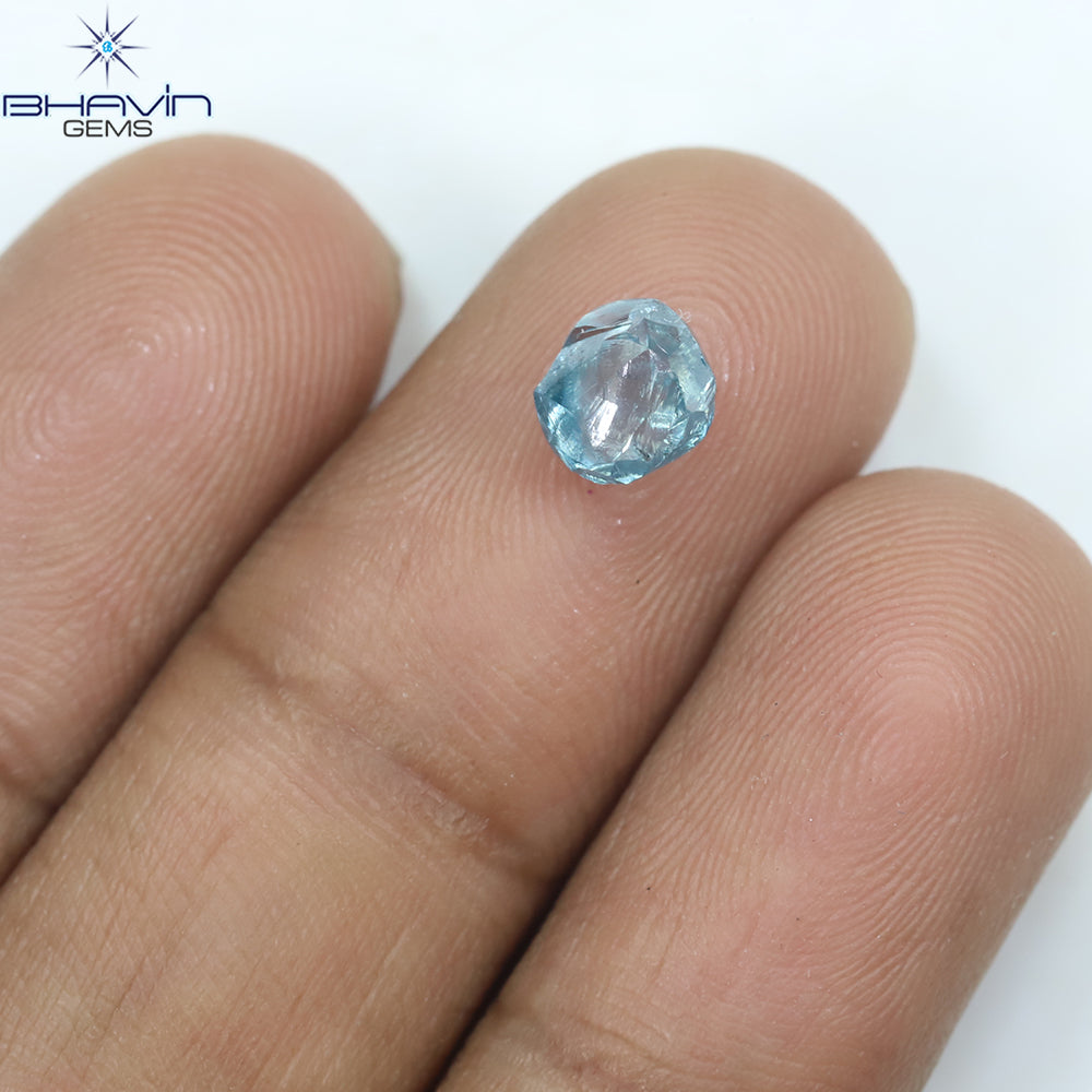 0.49 CT ラフシェイプ ナチュラル ダイヤモンド ピンク色 I3 クラリティ (4.90 MM)