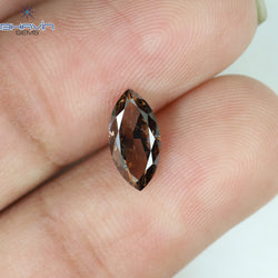 1.01 CT Marquise Shape Natural Loose Diamond Brown Color I1 Clarity (9.23 MM)