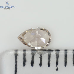 0.13 CT Pear Shape Natural Diamond Pink Color VS1 Clarity (4.13 MM)