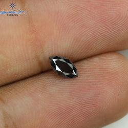 0.44 CT Marquise Shape Natural Loose Diamond Salt And pepper Color I3 Clarity (6.76 MM)