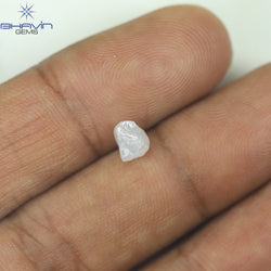 0.85 CT Rough Shape Natural Diamond White Color (4.91 MM)