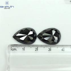 17.91 CT Pear Shape Natural Loose Diamond Salt And Pepper Color