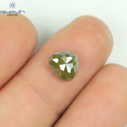 1.64 CT Heart Shape Natural Diamond Yellow Color I3 Clarity (7.00 MM)