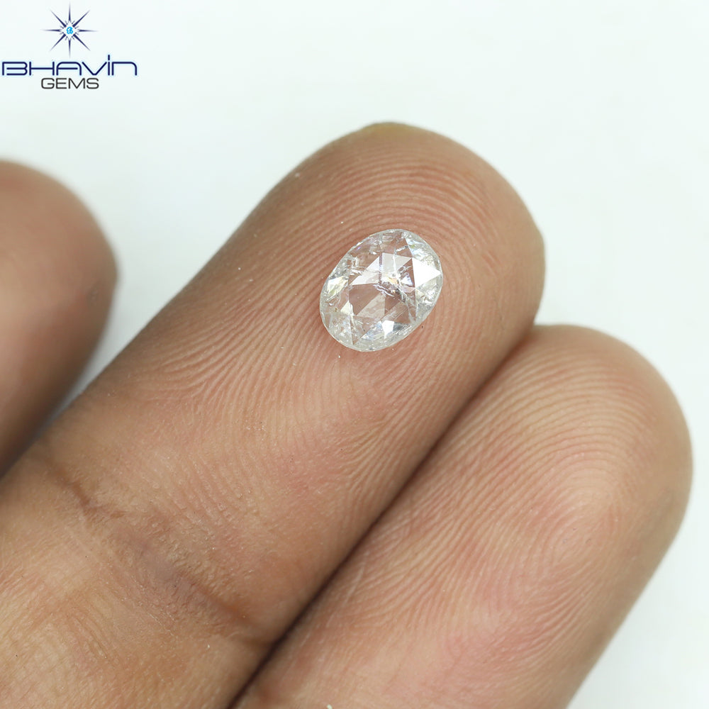 0.41 CT Oval Shape Natural Diamond White Color I2 Clarity (5.80 MM)