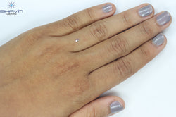 0.07 CT Pear Shape Natural Diamond Pink Color VS1 Clarity (3.60 MM)