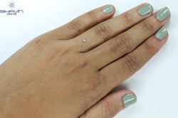 0.07 CT Oval Shape Natural Diamond Pink Color SI1 Clarity (2.84 MM)