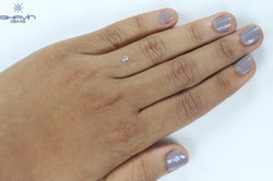 0.12 CT Oval Shape Natural Diamond Pink Color SI1 Clarity (3.50 MM)