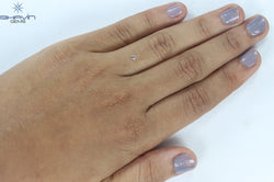 0.03 CT Round Shape Natural Diamond Pink (Argyle) Color VS1 Clarity (2.05 MM)