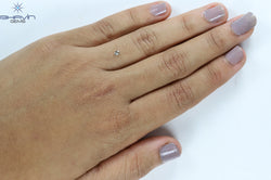 0.06 CT Oval Shape Natural Diamond Green Color VS1 Clarity (2.80 MM)