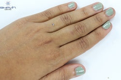 0.04 CT Round Shape Natural Diamond Pink Color SI2 Clarity (2.33 MM)