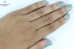 0.17 CT Pear Shape Natural Diamond Pink Color SI1 Clarity (4.30 MM)