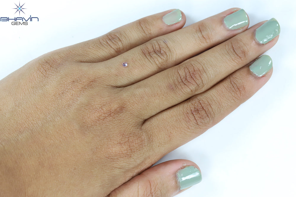 0.06 CT Cushion Shape Natural Diamond Pink Color I1 Clarity (2.15 MM)
