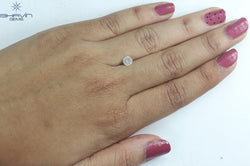 0.60 CT Round Shape Natural Loose Diamond White Color I3 Clarity (5.26 MM)