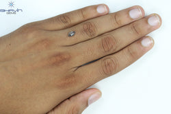0.73 CT Marquise Shape Natural Loose Diamond Black (Salt And pepper) Color I3 Clarity (8.10 MM)