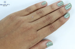 0.02 CT Round Shape Natural Diamond Pink (Argyle) Color VS2 Clarity (1.44 MM)
