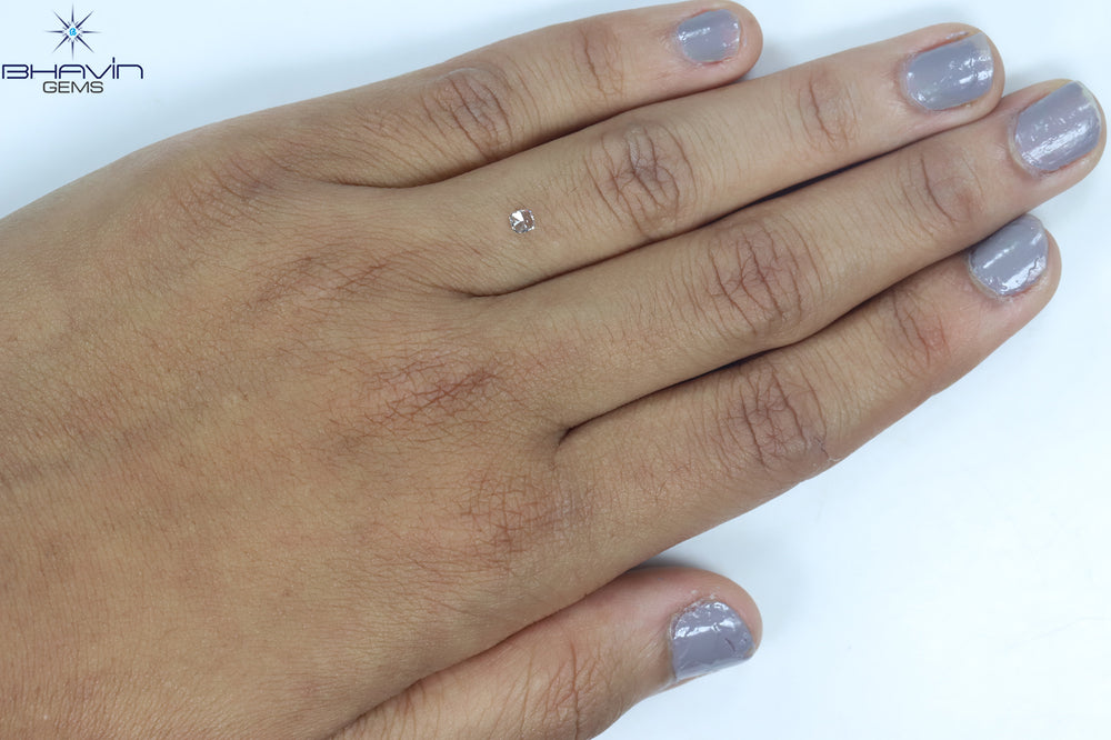 0.12 CT Cushion Shape Natural Diamond Pink Color VS2 Clarity (2.88 MM)