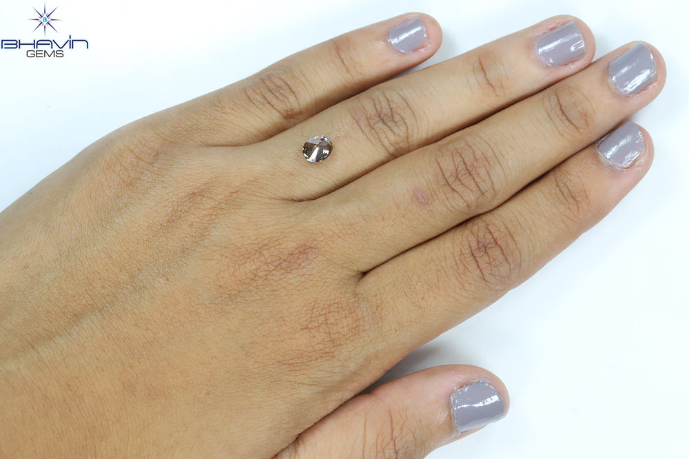 0.81 CT Oval Shape Natural Diamond Chocolate Color SI1 Clarity (6.21 MM)