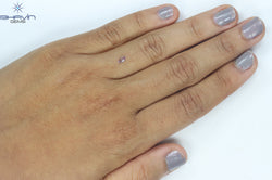 0.13 CT Marquise Shape Natural Loose Diamond Pink Color SI2 Clarity (5.12 MM)