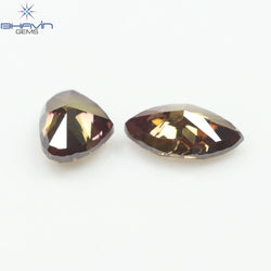 0.38 CT/2 CT Mix Shape Natural Diamond Pink Color SI2 Clarity (4.97 MM)