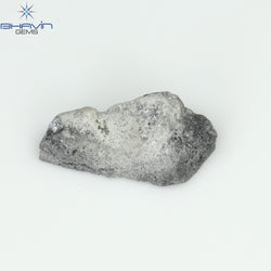 2.09 CT Rough Shape Natural Diamond Black Color I3 Clarity (13.00 MM)