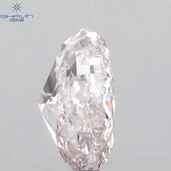 0.24 CT Oval Shape Natural Diamond Pink Color SI2 Clarity (4.33 MM)