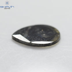 1.41 CT Pear Slice Shape Natural Diamond Brown-Green Color I3 Clarity (11.95 MM)