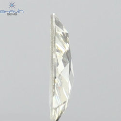 0.34 CT Triangle Shape Natural Diamond White Color VS2 Clarity (6.06 MM)