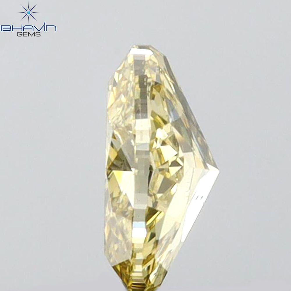 GIA Certified 1.01 CT Oval Shape Natural Diamond Brownish Greenish Yellow (CHAMELEON) Color SI2 Clarity (7.37 MM)