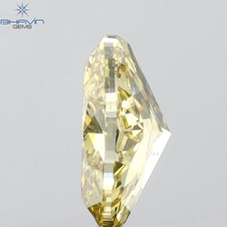 GIA Certified 1.01 CT Oval Shape Natural Diamond Brownish Greenish Yellow (CHAMELEON) Color SI2 Clarity (7.37 MM)