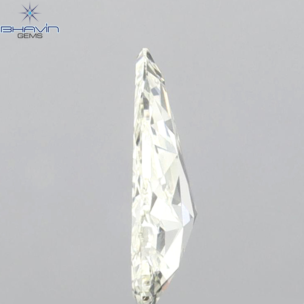 0.80 CT Pear Shape Natural Diamond White Color VS1 Clarity (8.65 MM)