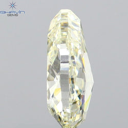 0.83 CT Pear Shape Natural Diamond Yellow Color VS2 Clarity (6.93 MM)