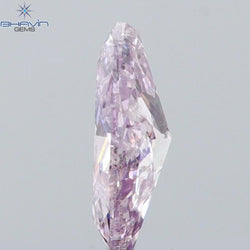 0.14 CT Marquise Shape Natural Loose Diamond Pink Color I1 Clarity (4.90 MM)