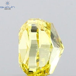 GIA Certified 0.25 CT Cushion Diamond Yellow Color Natural Loose Diamond VS1 Clarity (3.37 MM)