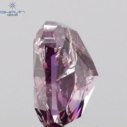 0.10 CT Cushion Shape Natural Diamond Pink Color I2 Clarity (2.72 MM)