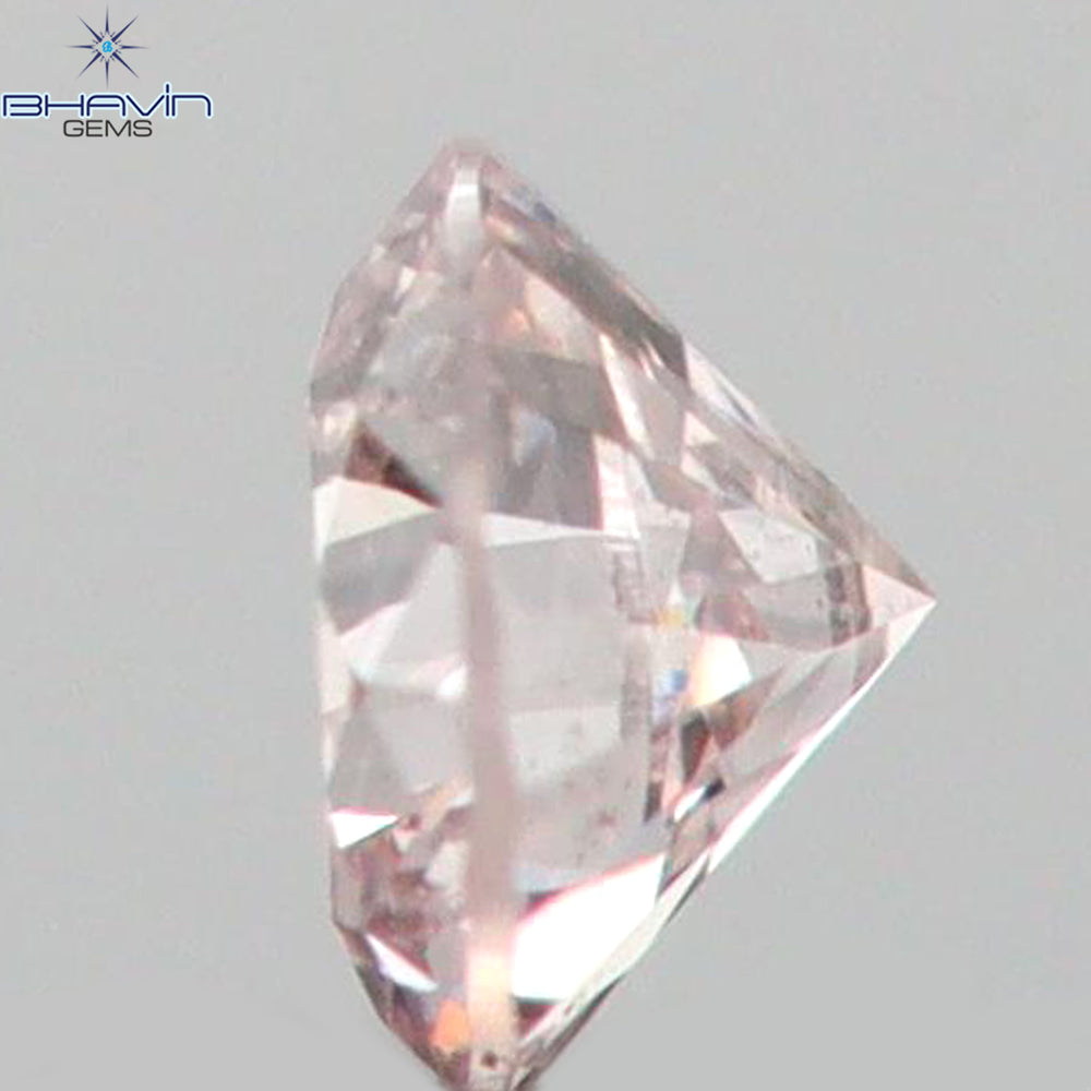 0.03 CT Round Shape Natural Diamond Pink (Argyle) Color VS2 Clarity (1.97 MM)