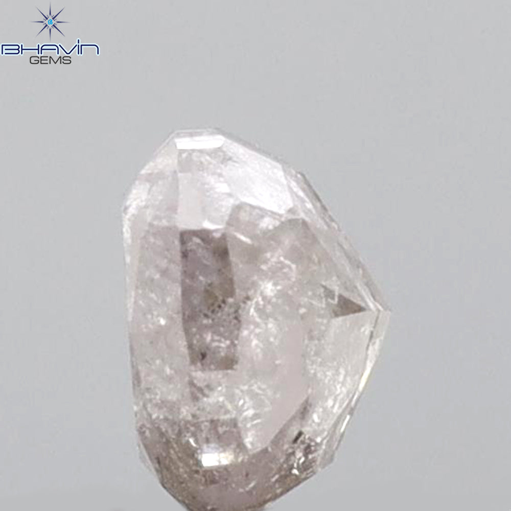 0.54 CT Cushion Shape Natural Diamond Pink Color I3 Clarity (4.67 MM)