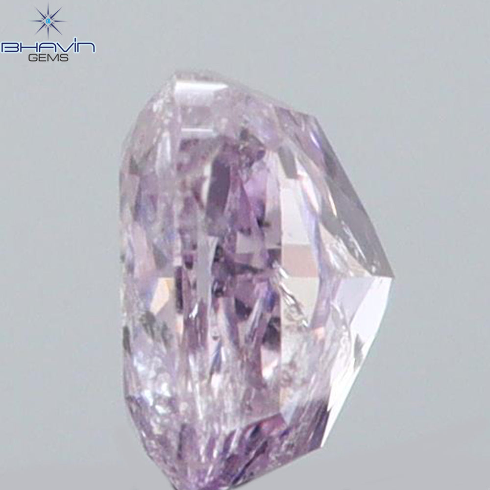 0.14 CT Cushion Shape Natural Diamond Pink Color I2 Clarity (2.86 MM)