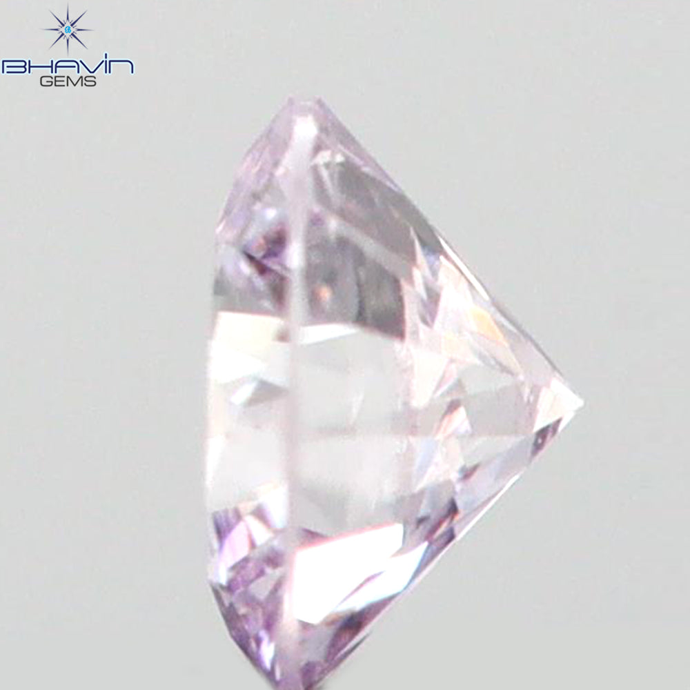 0.05 CT Round Shape Natural Diamond Pink Color VS2 Clarity (2.43 MM)