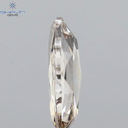 0.34 CT Oval Shape Natural Diamond Brown Color VS1 Clarity (6.04 MM)