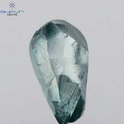 1.12 CT Rough Shape Enhanced Blue Color VS2 Clarity (7.75 MM)