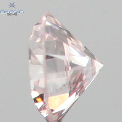 0.03 CT Round Shape Natural Diamond Pink Color SI1 Clarity (2.00 MM)