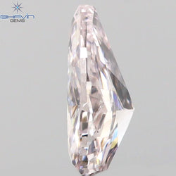 0.17 CT Pear Shape Natural Diamond Pink Color SI1 Clarity (4.30 MM)