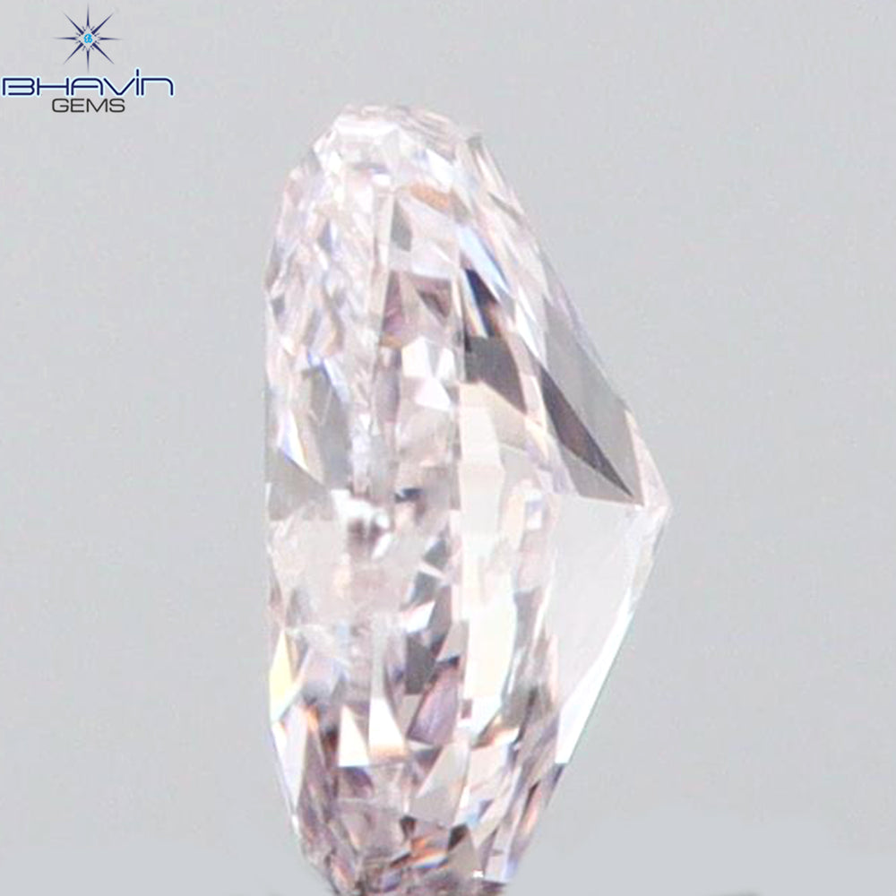0.10 CT Oval Shape Natural Diamond Pink Color SI1 Clarity (3.26 MM)