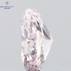 0.10 CT Oval Shape Natural Diamond Pink Color SI1 Clarity (3.26 MM)