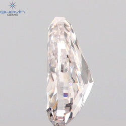0.14 CT Pear Shape Natural Diamond Pink Color SI1 Clarity (4.00 MM)
