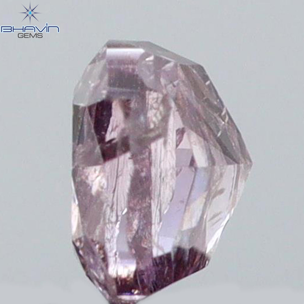 0.22 CT Cushion Shape Natural Diamond Pink Color I3 Clarity (3.31 MM)