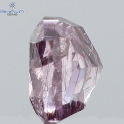 0.22 CT Cushion Shape Natural Diamond Pink Color I3 Clarity (3.31 MM)