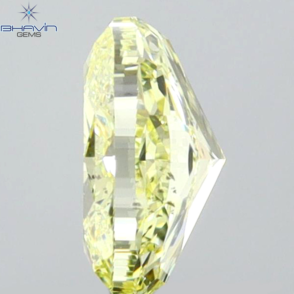 GIA Certified 1.30 CT Oval Shape Natural Diamond Yellow Color SI1 Clarity (7.51 MM)